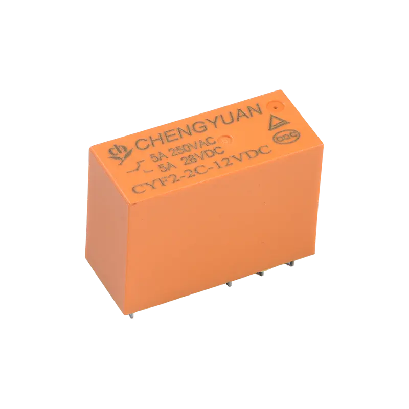 CYF2 রিলে, DPDT রিলে, JQX-14F,5A 250VAC রিলে, 8A রিলে, 8PIN PCB 0.54W রিলে.14F পাওয়ার রিলে