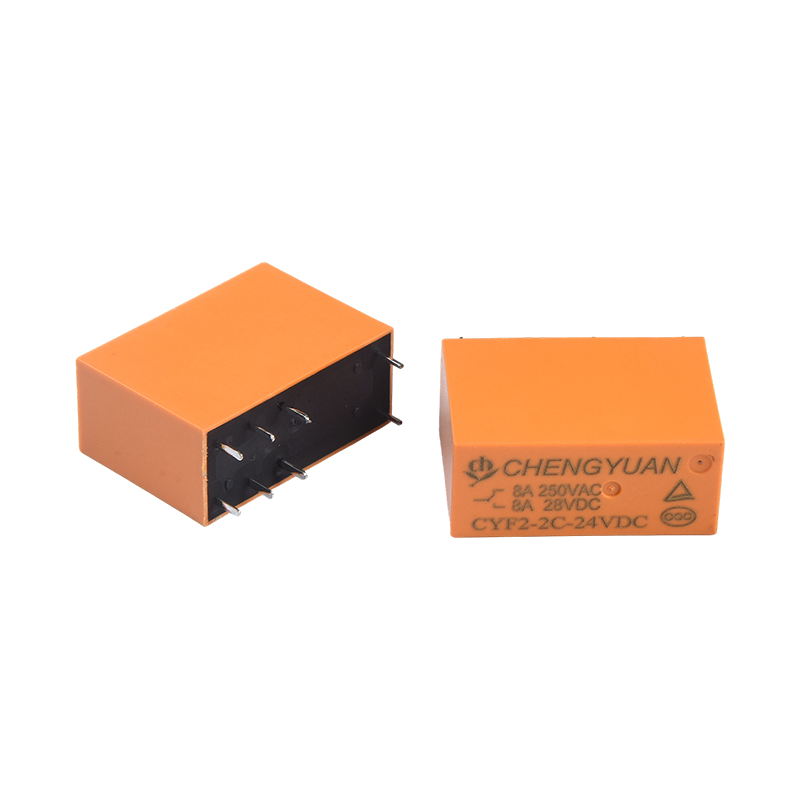 CYF2 রিলে, DPDT রিলে, JQX-14F,5A 250VAC রিলে, 8A রিলে, 8PIN PCB 0.54W রিলে.14F পাওয়ার রিলে
