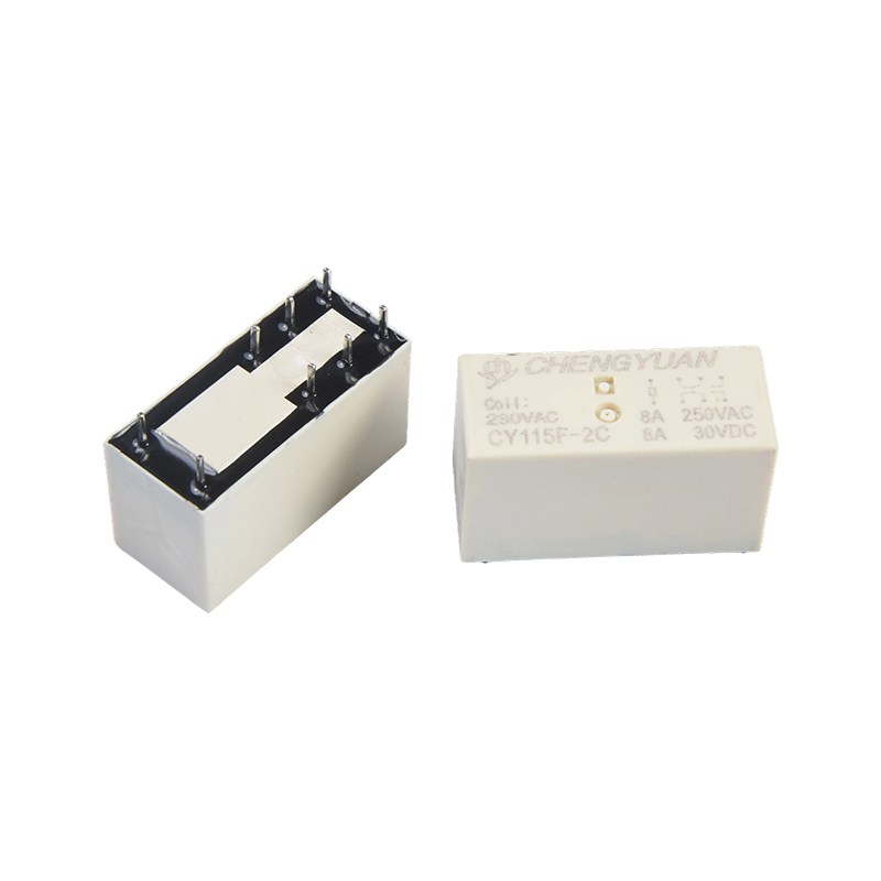 CY115F2 রিলে, DPDT PCB রিলে, JQX-115F,8A 0.4W 8PIN রিলে, PCB 2C রিলে.115F পাওয়ার রিলে