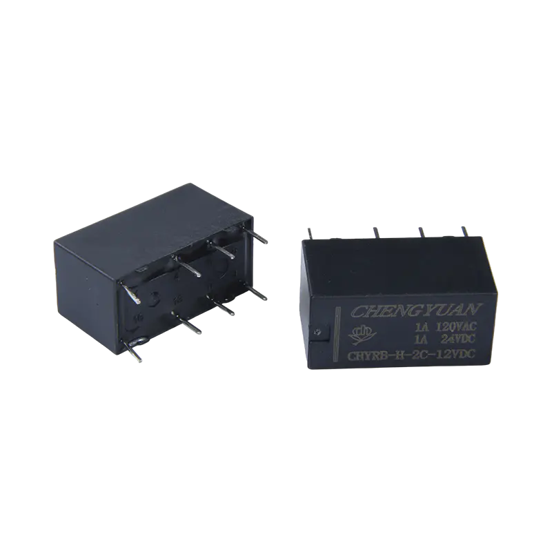 CHYRB রিলে, 4078 রিলে, PCB 8PIN রিলে, JRC-19F, DPDT সিগন্যাল রিলে, 0.15W PCB ছোট 8PIN রিলে।
