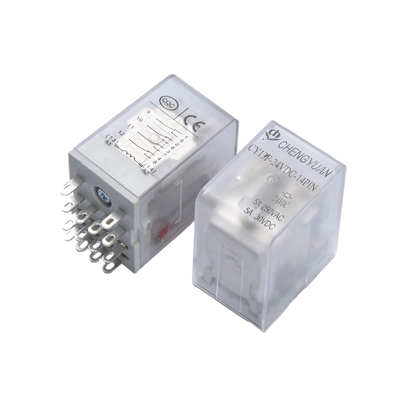 CY13F রিলে, পাওয়ার রিলে 4PDT, JQX-13F, ইন্ডাস্ট্রিয়াল পাওয়ার রিলে, 4PDT/4Z, MY4 LY4.14PIN